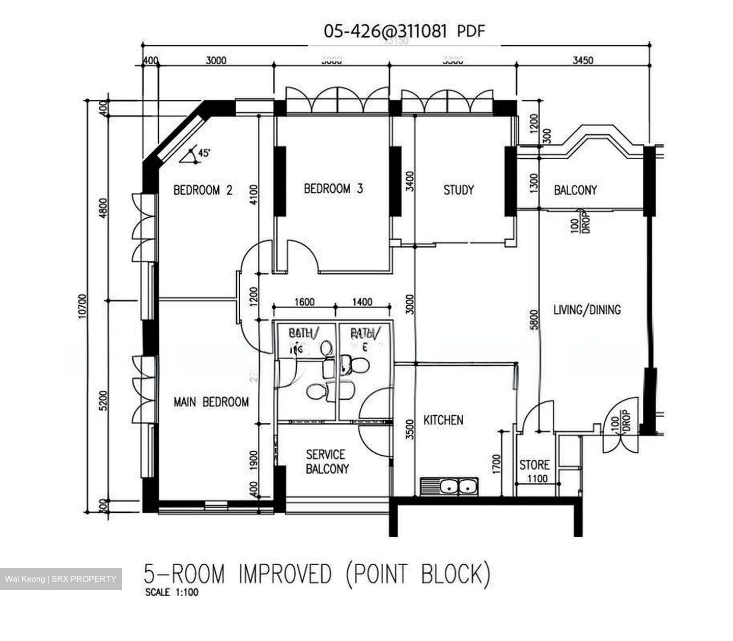 Blk 81A Lorong 4 Toa Payoh (Toa Payoh), HDB 5 Rooms #638680831